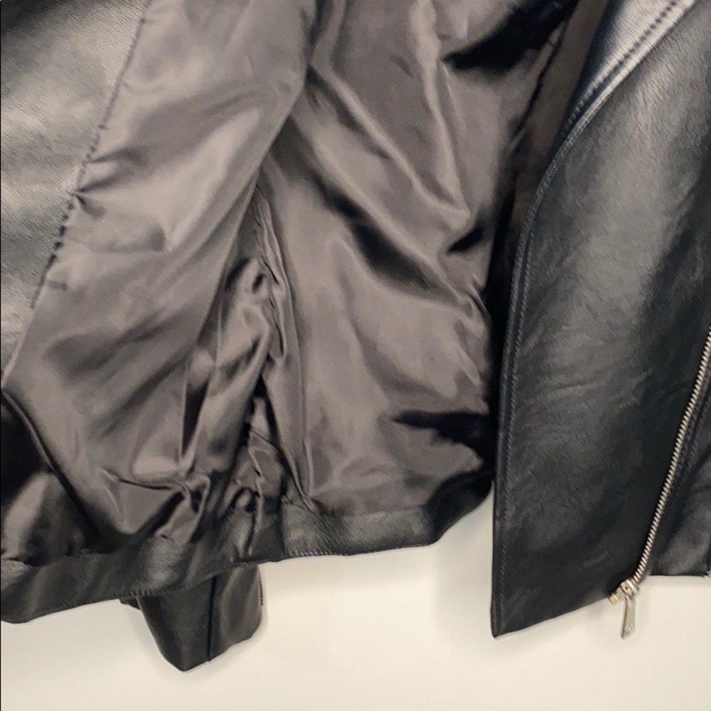 BACCINI FAUX LEATHER JACKET size S NWT - Picture 8 of 15